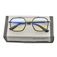 New 2021 Unisex Anti Blue Light Computer Glasses Men Women Vintage Metal Frame Gaming Square Eyewear UV Protection Eyeglasses