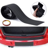 【CW】Car Rear Bumper Protector Guard Black Rubber Anti-Scratch Auto Trunk Door Entry Guards Protector Cover Pad Trim Car Accessories