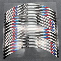 NEW 17 inch Motorcycle Reflective Front Rear Wheel Rim Stripe Decals Tape Stickers For BMW S1000RR HP4 2009-2022