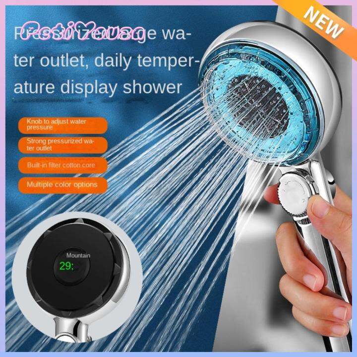 PETIYOUZA Pressurized Massage Filter Spinning Propeller Shower Water ...