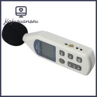 JIAJUSUANSOU เครื่องวัดเดซิเบลจอแสดงผลไฟแอลซีดีแบ็คไลท์30dB ไปยัง130dB อุปกรณ์วัดเสียงรบกวนแบบถ่วงน้ำหนัก A/c เครื่องมือวัดระดับเสียงดิจิตอลระดับมืออาชีพบ้านสำนักงานโรงงาน