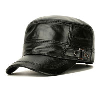 2020 New Men Real Cowhide Leather Baseball Cap Brand Real Leather Hat Hot Sale Autumn Winter 100 Real Cowhide Leather Cap