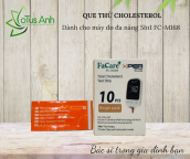 Que thử CholesterolHộp 10 que cho máy đo đa năng 5IN1 FC-M168