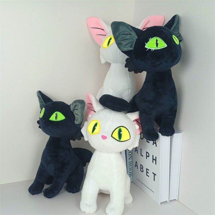 28ซม-suzume-no-tojimari-plush-daijin-cat-and-sadaijin-black-cat-plushie-ตุ๊กตาของขวัญวันเกิดตุ๊กตาสัตว์ยัดไส้นุ่มสำหรับของเล่นเด็กเล็ก