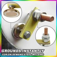 Metalworking Magnet Head Magnetic Ground Clamp Metal Plate Welding Support Tool Accessories Spotter Suction Grounding