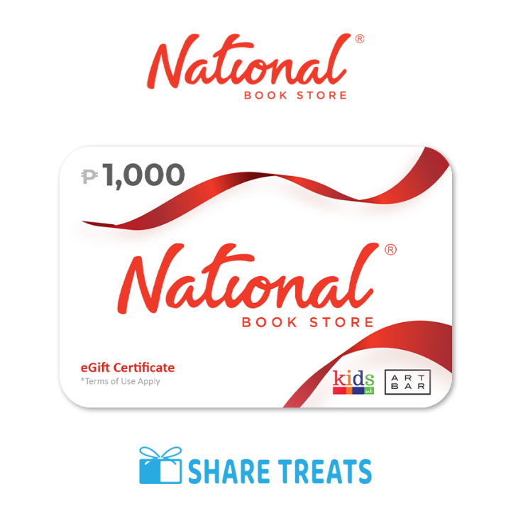 National Book Store P1000 eGift Certificate (SMS eVoucher) Lazada PH