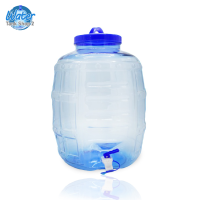 Watertankถังน้ำดื่ม PET ถังน้ำมีก๊อกพร้อมหูหิ้วรุ่น 5ลิตร ลาย 2 bottle