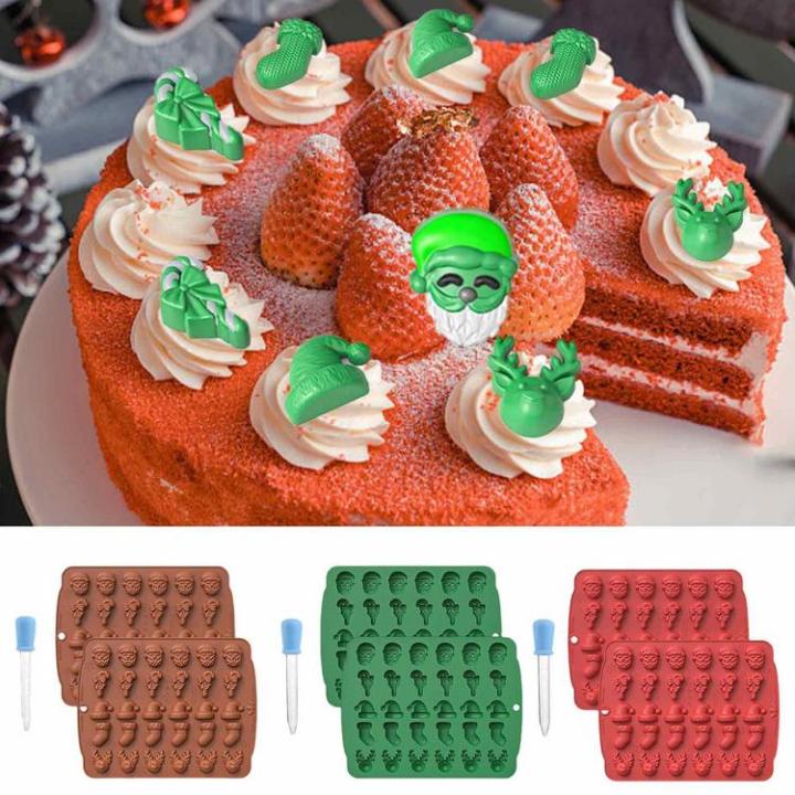 christmas-baking-molds-2pcs-set-christmas-reindeer-stocking-hat-candy-baking-mould-30-cavity-non-stick-chocolate-jelly-fondant-cake-mold-for-handmade-party-supplies-sweetie