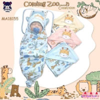 ผ้าห่อตัวเด็ก Mami Baby ลายน่ารักมาก 30x30นิ้ว Cotton 100% มีเก็บเงินปลายทาง