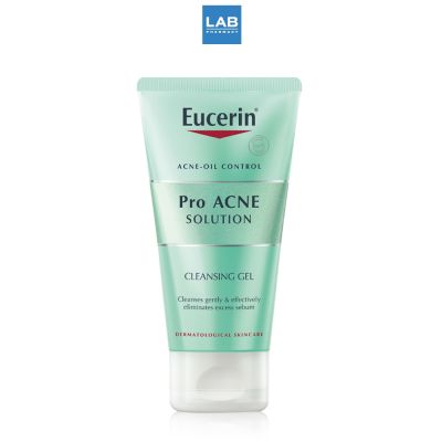 Eucerin Pro Acne Solution Cleansing Gel 75 ml. ยูเซอริน โปร แอคเน่ โซลูชั่น คลีนซิ่ง เจล 75 มล.