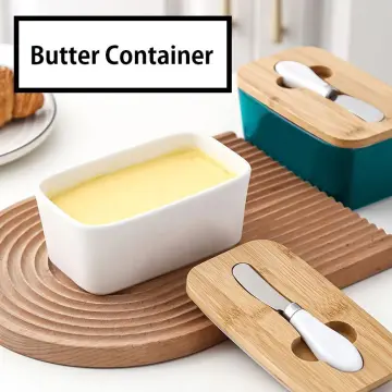 1pc Butter Cutting Box With Lid And Auxiliary Butter Cutter, Storage  Container For Baking Cheese And Cheese Cutting And Storage