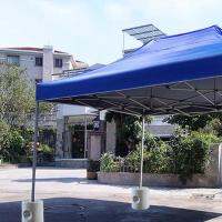 Outdoors Gazebo Tent Weight Feet Drum Fill with Water or Sand White