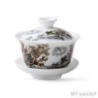 【hot】✖ 11.11 gaiwan 80cc porcelain tureen Chinese ceramic tea bowl set covered with lid saucer bowls on sales new