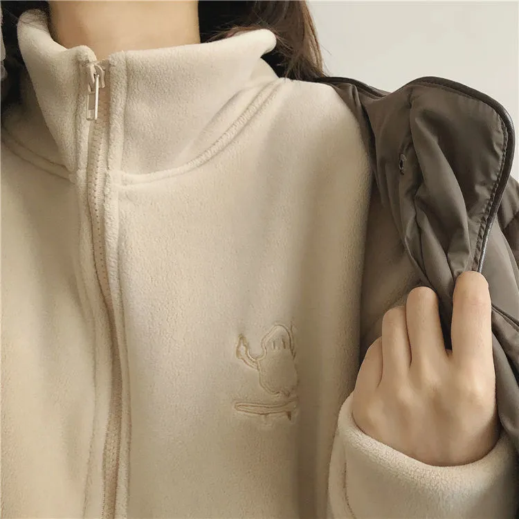 Women Thick Fleece Hoodie Sweatshirt Fleece Lined Winter Velvet Warm Hoodie  V Neck Long Sleeve Zip up Womens Hoodies : : Clothing, Shoes 