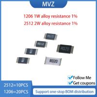 Alloy resistance 20PCS 1206 1W R020 R022 R025 R030 R033 R039 R040 R047 R050 R068 R075 R100 R120 R150 1 chip resistors