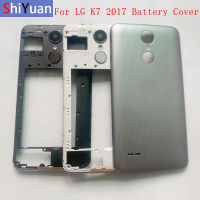 cover rear door housing back case for LG K7 2017 x230 battery cover rear frame with logo