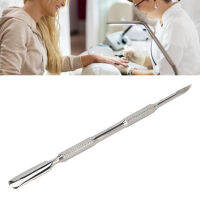 Cuticle Pusher การดูแลเล็บ Nail Cuticle Pusher ทำความสะอาดได้อย่างมีประสิทธิภาพ อเนกประสงค์โดยใช้ขอบความคมชัดสำหรับการกำจัดแคลลัสสำหรับบ้าน