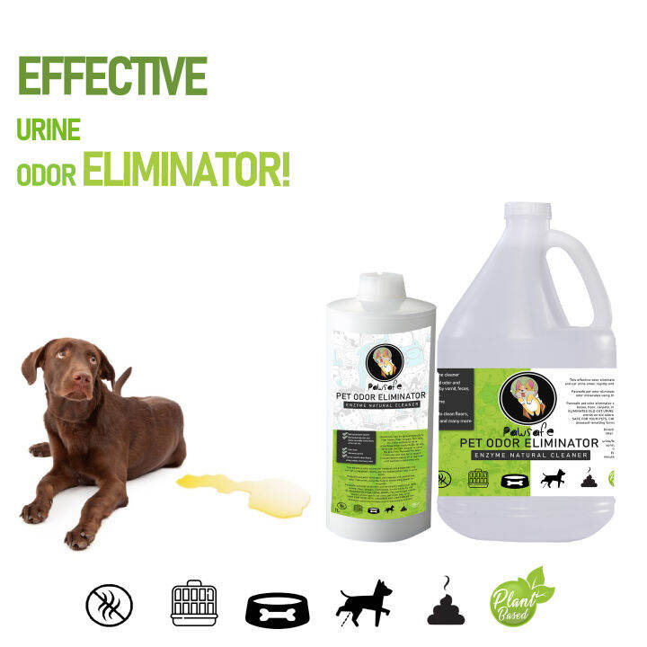 1 Liter Pawsafe Pet Odor Eliminator, Enzyme cleaner, Dog and Cat urine