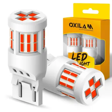OXILAM 2Pcs T20 7440 WY21W W21W LED Bulb Canbus No Error Hyper Flash Turn  Signal Lamp 3020 SMD Car Lights 2200K Amber Yellow 12V