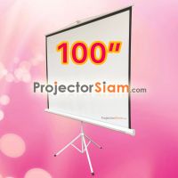 Gygar Tripod Screen 100 นิ้ว 4:3 (80x60 inch)  (204x152 cm)  จอโปรเจคเตอร์ รุ่น ขาตั้ง  สำหรับฉาย Projector จอม้วนเก็บอัตโนมัติ