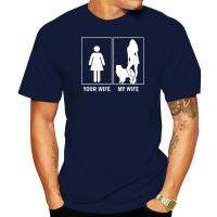 T-Shirt-Black Wife Australian Shepherd Your Wife My Dog Lovers T-Shirt-Womens