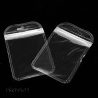 ☒ 50pcs Clear Zip Lock Plastic Bags Poly Packaging Pouches with Hang Hole