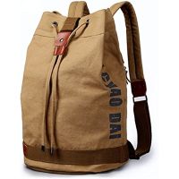 XINCADA Canvas Backpack High Density Rucksack Travel Bags School Backpack Laptop Bag For Men Outdoor Hiking Backpacks