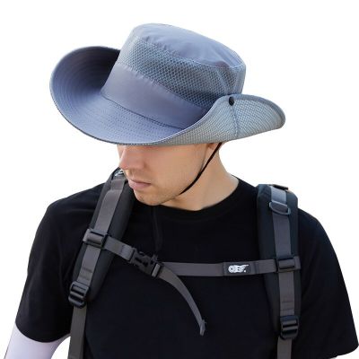 ：“{—— 8166 Summer 2023 Fashion Mesh Breathable Fisherman Cap Men Women Outdoor Mountaineering With Large Overhang Sun Shade