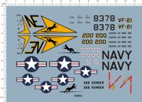 148 F4 VF21 VF-21 Fighter Model Kit Water Decal