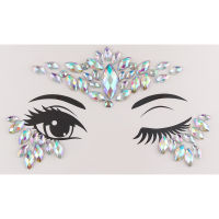 Operacwwart3D Crystal Forehead Headpiece Sticker Hair Jewels Glitter Face Body Gems Rhinestone Festival Shiny Temprao Tattoo Stickers Hoter 【hot】