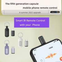 สมาร์ทโฟน IR Mini Adapter Type Cmicro USB Interface Smart App Control ศัพท์อินฟราเรดไร้สาย Universal Remote Control