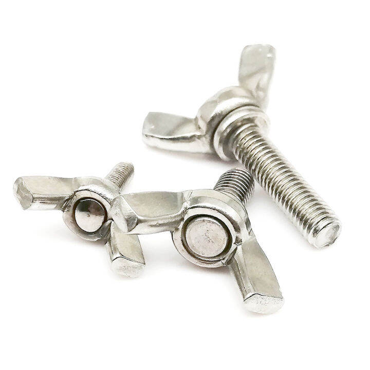 5-10pcs-304-stainless-steel-thumb-wing-hand-bolt-screw-m3-m4-m5-m6-6-hand-tighten-screws-butterfly-bolt-wing-thumb-screw