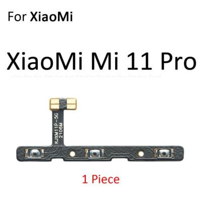 【✲High Quality✲】 anlei3 สวิตช์ปิดเสียงปุ่มเปิดปิดปุ่มควบคุมปุ่มปรับระดับเสียงสายเคเบิ้ลยืดหยุ่นสำหรับ Xiaomi Mi 11 Note 10 10T Lite Pro อะไหล่ทดแทนพิเศษ