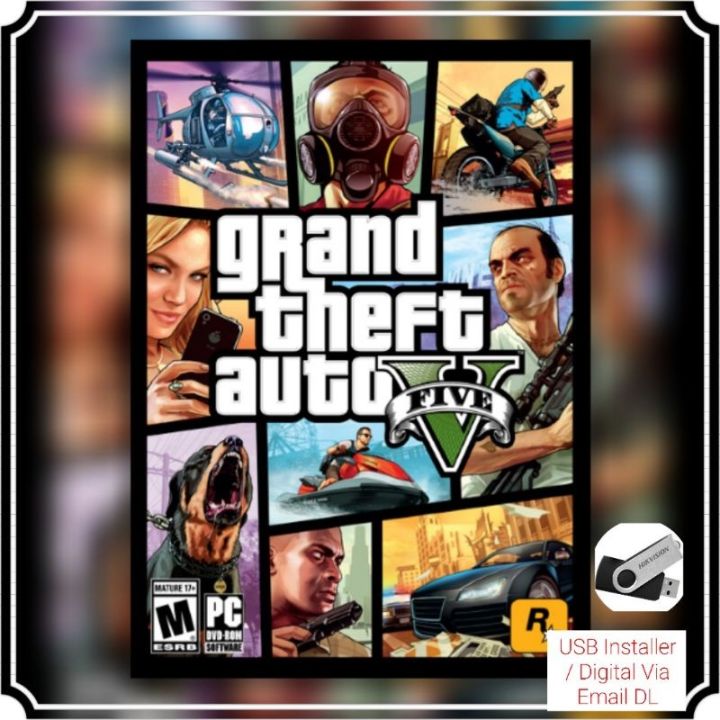GTA V Grand Theft Auto V All DLCs PC Game Windows PC Game Installer Lazada PH