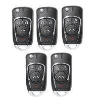 5Pcs/Lot KEYDIY B22-4 Universal Remote Control Key Car Remote Smart Key 4 Button B-Series for KD900 KD900+ URG200 -X2 Mini Style