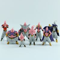 8ชิ้น/ชุดดราก้อนบอล Z Buu PVC อนิเมะตุ๊กตาขยับแขนขาได้ชุดสะสมโมเดลของเล่น7-11ซม.