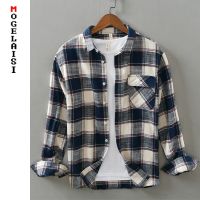 【Hot Sale】embellish Newplaidmen 100 Long Sleevetops For Man Casual Slim Fit Shirts High Quality837