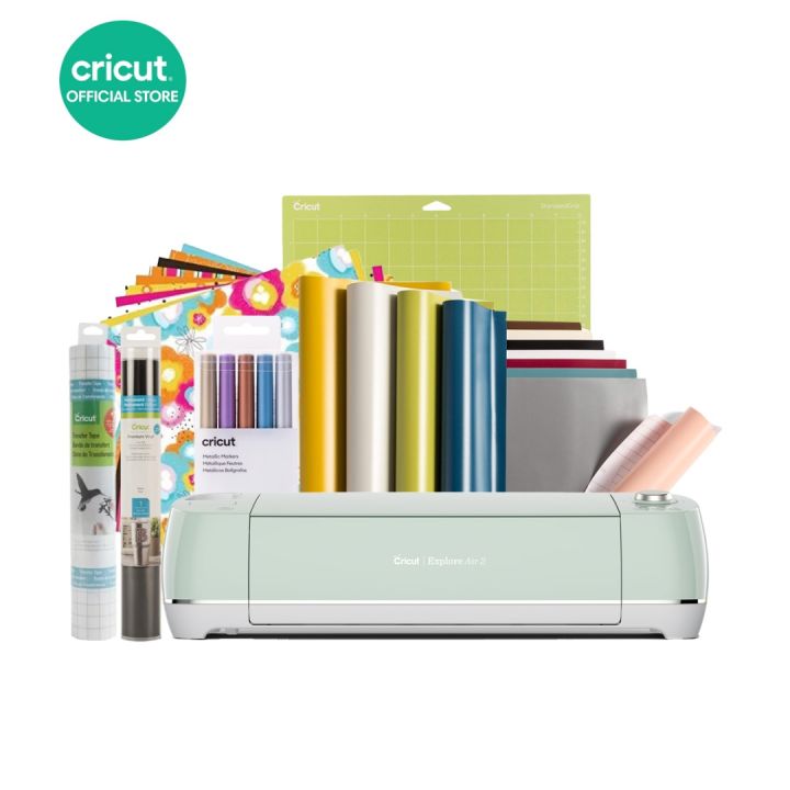 Cricut Explore Air 2 Essential Materials Bundle - Includes 7 Cricut  Accessories To Get Started