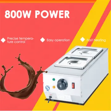 Double furnace melter chocolate pot melting machine melting pot