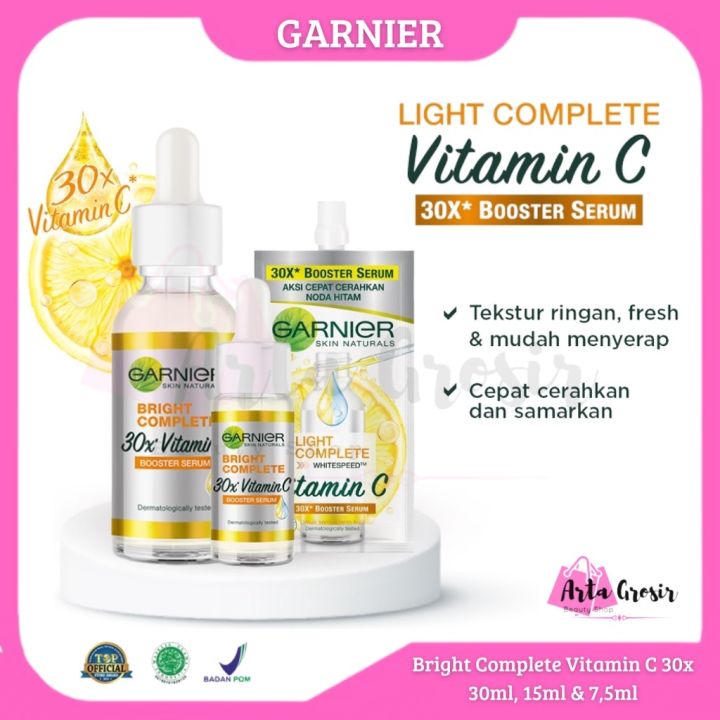 Serum Garnier Light Complete Vitamin C 30X Booster Bí quyết cho làn da sáng ngời, rạng rỡ
