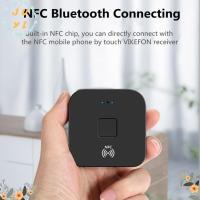 B11ตัวรับสัญญาณบลูทูธNFC 3.5มม.แจ็คAuxอะแดปเตอร์เสียงสำหรับรถสายคอมพิวเตอร์Home Stereo BTเครื่องส่งสัญญาณและตัวรับสัญญาณ