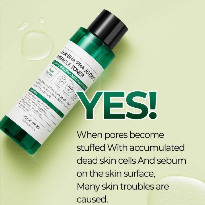 [SOME BY MI] AHA/BHA/PHA 30 Days Miracle Toner 150ml Facial Toner Serum Blackheads Remove Acne