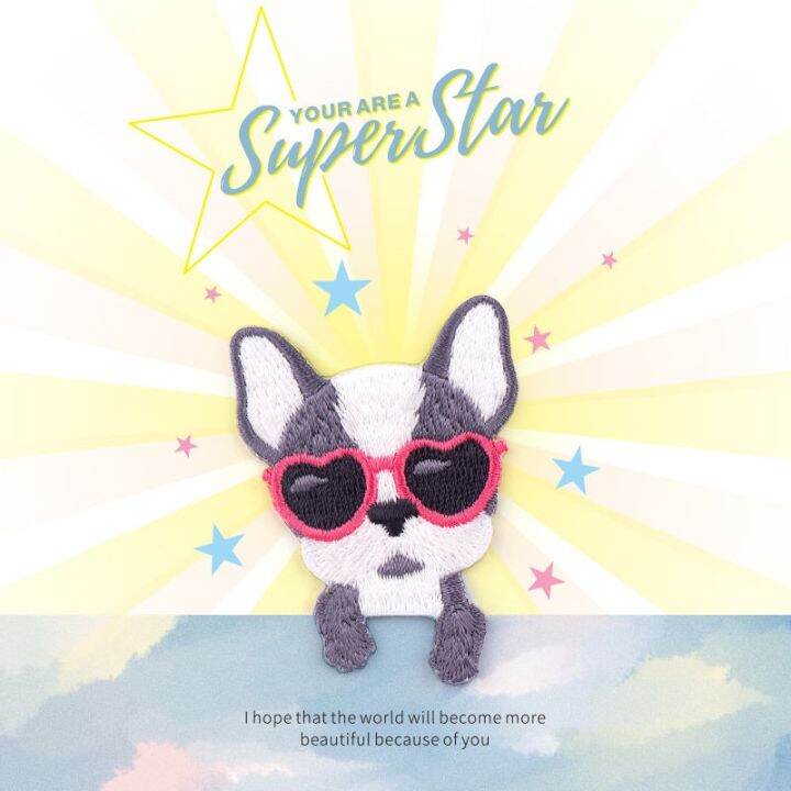 super-star-embroidery-patch-stickers-mobile-phone-shell-ipad-hand-book-decoration-stickers-clothes-diy-bag-self-adhesive-cloth-stickers