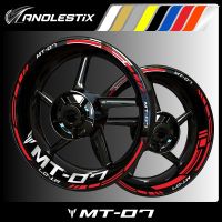 Anolestix Reflective Motorcycle Wheel Sticker Hub Decal Rim Stripe Tape For YAMAHA MT07 MT-07 2017 2018 2019 2020 2021 2022