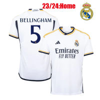 เสื้อฟุตบอล23/24 VINI JR 2023/2024เรอัลมาดริดบ้านเสื้อเจอร์ซีย์ฟุตบอล BELLINGHAM VALVERDE KROOS E.militao MODRIC RODRYGO CAMAVINGA