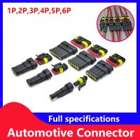 1/5Set IP68-1/2/3/4/5/6Pin Way Seal Electrical Connector Automotive Waterproof Xenon Lamp Male And Female Plug For Car