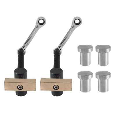 Woodworking Bench Dog Brake Inserts Workbench Fast Fixed Clip Clamp Brass Fixture Vise for 20Mm Desktop Hole Carpenter