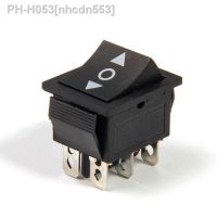 ON-OFF-ON Black Momentary DPDT Rocker Switch 3 Position 6 Pin Power Switch 6A 250V 10A 125V Push Button Switch KCD4