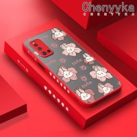 เคส Chenyyka สำหรับ VIVO V19 V19 Neo V19G การ์ตูนน่ารักแฟชั่นกระต่ายบางเคสแข็งกันแรงกระแทกลายขอบซิลิโคนอ่อนนุ่มคลุมทั้งหมดเคสป้องกันเลนส์กล้อง