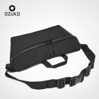 OZUKO Fashion Men Waist Bag Fanny Pack for Teenage Travel Phone Belt Bag Pouch Shoulder Bags Male Waterproof Sport Waist Pack